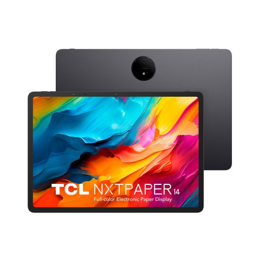 Tablet TCL NXTPAPER 14 Wi-Fi, 8GB (+8 ampliables) + 256GB, 14,25'' (36,2 cm) Gris Espacial Gris