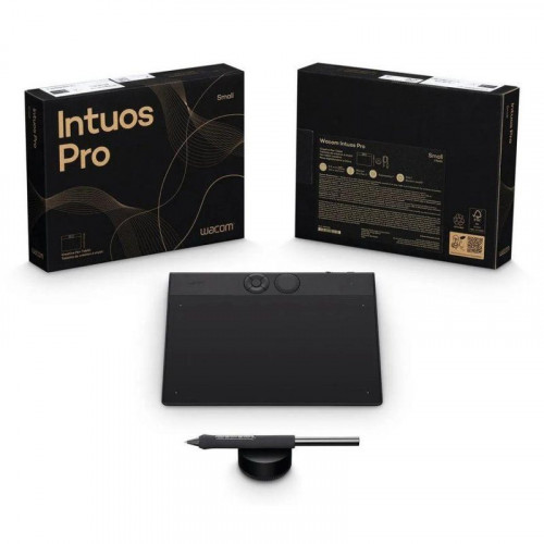 Tableta gráfica Wacom Intuos Pro Small PTK470K0B Bluetooth Pluma 8192 niveles presión