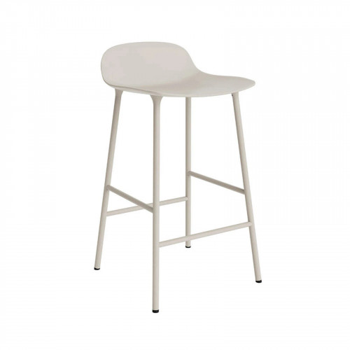 Taburete de bar Form H65 Steel/Light Grey - Normann Copenhagen