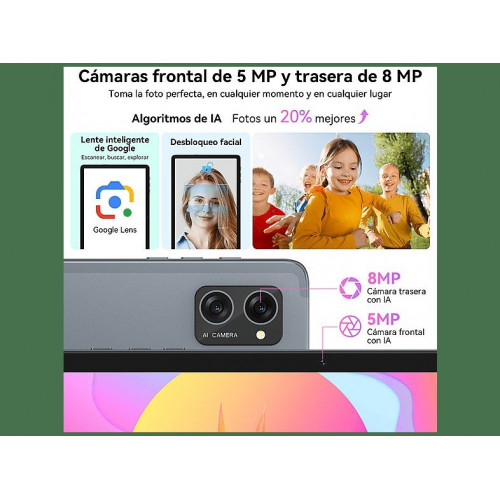 TABWEE T20, 256 GB, Gris, 10,1 
