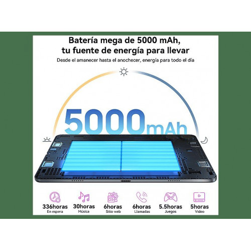 TABWEE T20, 256 GB, Gris, 10,1 