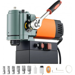 Taladro de banco magnético de perfil bajo vevor de 1300 W con orificio de 35 mm