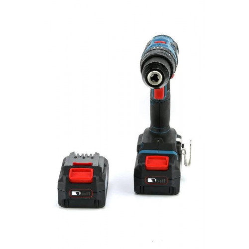 Taladro percutor 18 V brushless 2 baterías 4 ah Erbauer