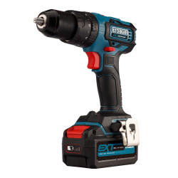 Taladro percutor 18V brushless con batería 4Ah Erbauer