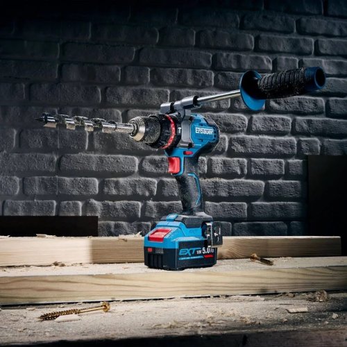 Taladro percutor 18v elite 150nm brushless 2x5ah erbauer