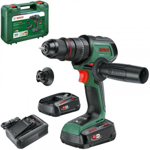 Taladro percutor a batería Bosch AdvancedImpact 18V-80 QuickSnap 82 Nm Kit 2 Baterías