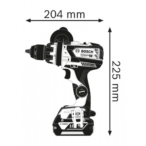 Taladro percutor a batería BOSCH PROFESSIONAL 18V Brushless - Sin batería - GSB 18V-110 C Professional