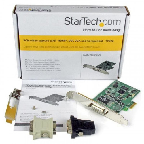 Tarjeta de captura StarTech.com PCI Express HDMI DVI VGA 1080p