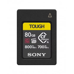 Tarjeta de memoria Sony Compact Flash Express Tough 80 GB, Clase A Negro