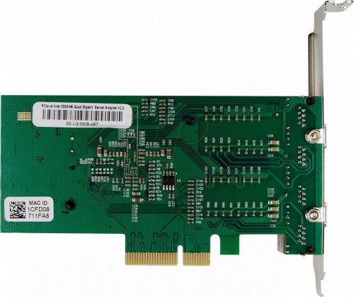Tarjeta de red Gigabit Ethernet de 4 puertos, RJ45, PCI Expres