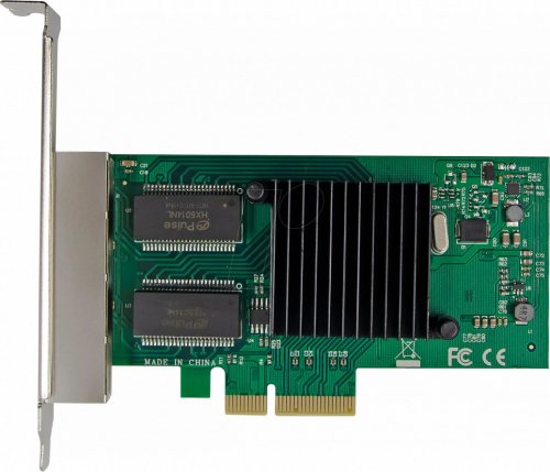 Tarjeta de red Gigabit Ethernet de 4 puertos, RJ45, PCI Expres