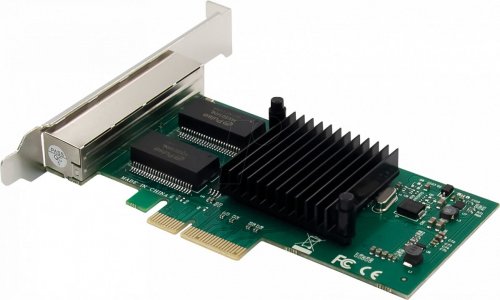 Tarjeta de red Gigabit Ethernet de 4 puertos, RJ45, PCI Expres