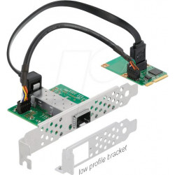 Tarjeta de red, MiniPCIe I/o, Gigabit Ethernet, 1x SFP