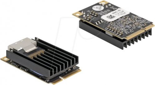 Tarjeta de red, miniPCIe I/O, Gigabit Ethernet, 2x SFP