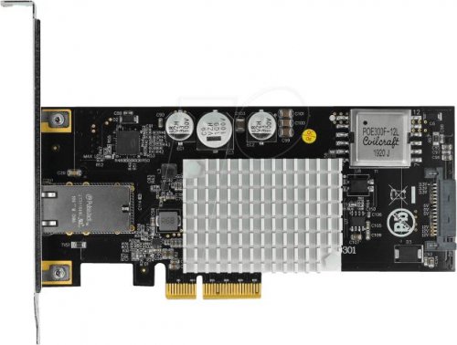 Tarjeta de red, PCI Express, 10 Gigabit Ethernet, 1x RJ45, PoE+