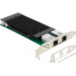 Tarjeta de red, PCI Express, Gigabit Ethernet, 2x RJ45