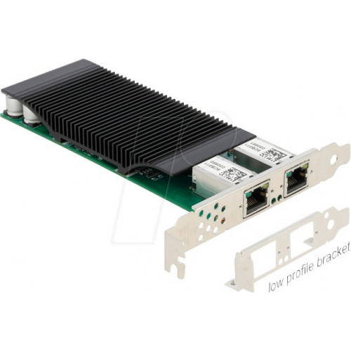Tarjeta de red, PCI Express, Gigabit Ethernet, 2x RJ45