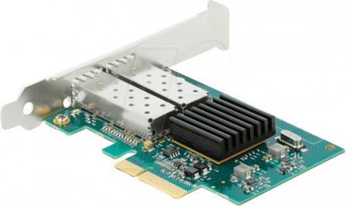 Tarjeta de red, PCI Express, x4 Gigabit LAN, 2 SFP