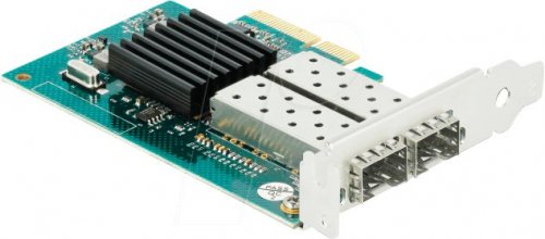 Tarjeta de red, PCI Express, x4 Gigabit LAN, 2 SFP