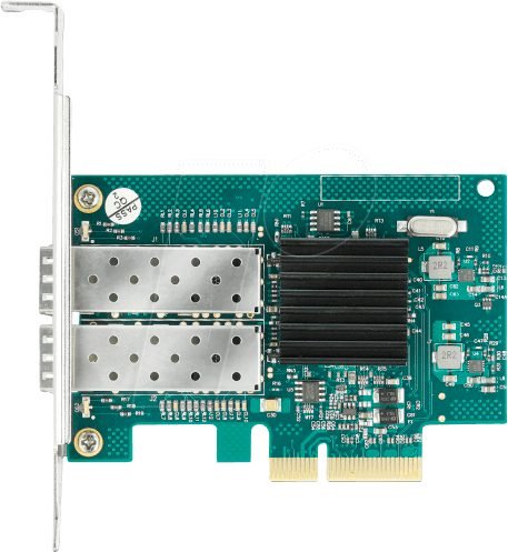 Tarjeta de red, PCI Express, x4 Gigabit LAN, 2 SFP