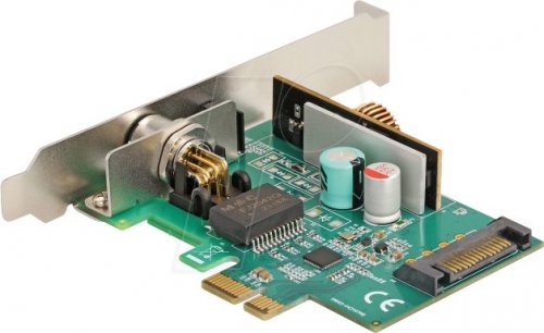 Tarjeta de red, PCIe, 2,5 Gigabit Ethernet, 1 x M12, PoE+
