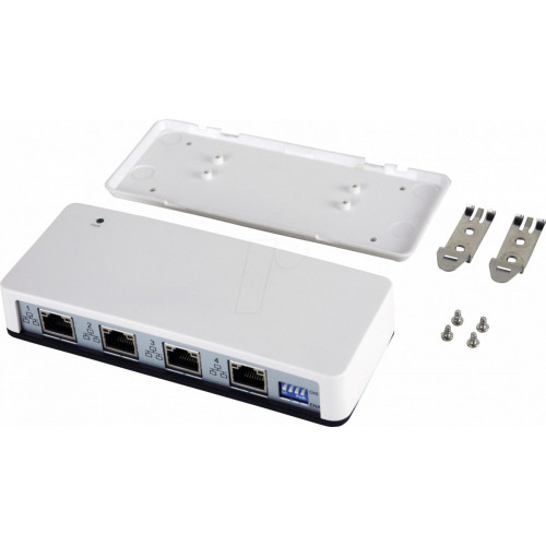 Tarjeta de red, USB 3.0, Gigabit Ethernet, 4x RJ45