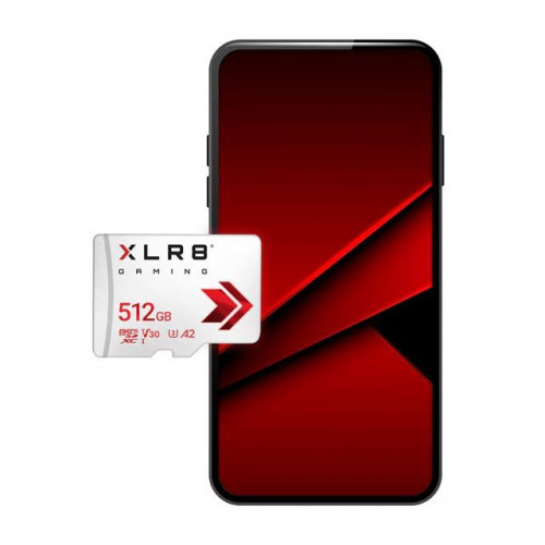 Tarjeta Gaming MicroSD PNY XLR8 512GB Blanco