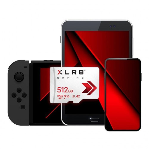 Tarjeta Gaming MicroSD PNY XLR8 512GB Blanco
