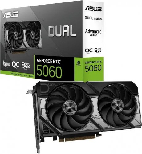 Tarjeta Grafica RTX 5060 8GB Asus Dual OC GDDR7