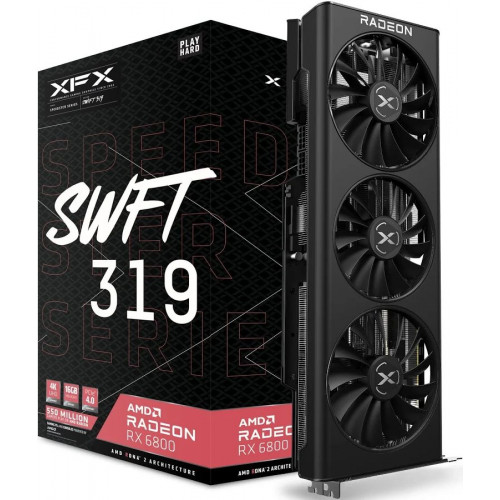 Tarjeta Gráfica XFX Speedster SWFT 319 AMD Radeon RX 6800 16GB GDDR6