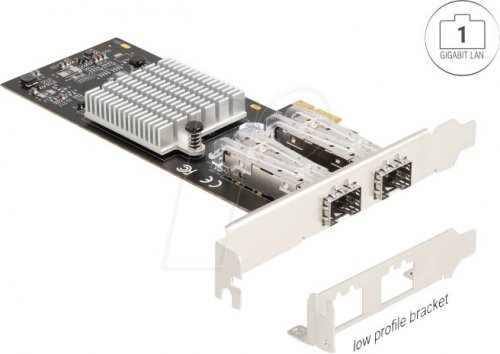 Tarjeta PCI Express x1 a 2 x SFP ranura Gigabit LAN