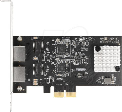 Tarjeta PCI Express x2 a 2 x RJ45 5 Gigabit LAN