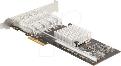 Tarjeta PCI Express x4 a 4 x SFP ranura Gigabit LAN