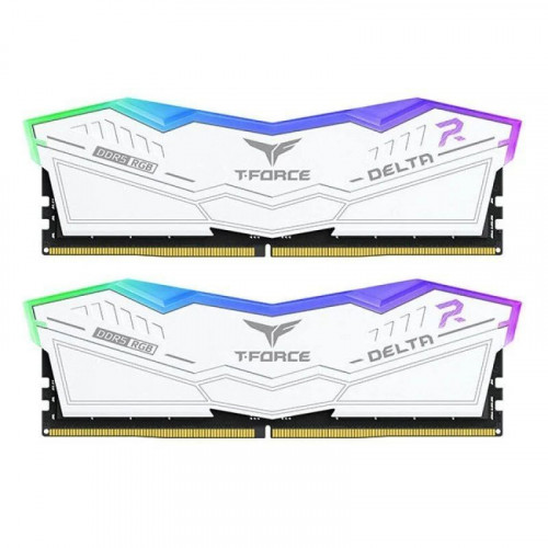 Team Group Delta White RGB DDR5 6000MHz 32GB 2x16GB CL30 Dual AMD EXPO e Intel XMP Blanco