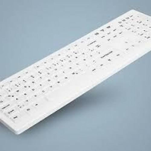 Teclado active key ak – c8100f – uvs – w sp blanco