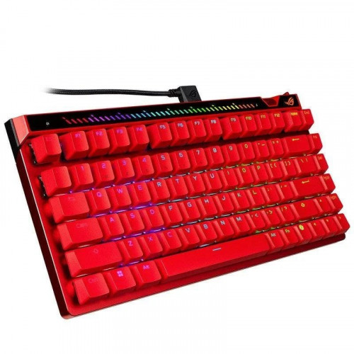 Teclado Asus ROG Falchion Ace 75 HE Hall Effect Magnético rojo con panel táctil