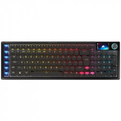 Teclado Corsair Vanguard Air 99 inalámbrico óptico perfil bajo con LCD y RGB