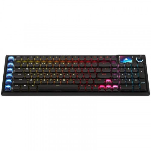 Teclado Corsair Vanguard Air 99 inalámbrico óptico perfil bajo con LCD y RGB