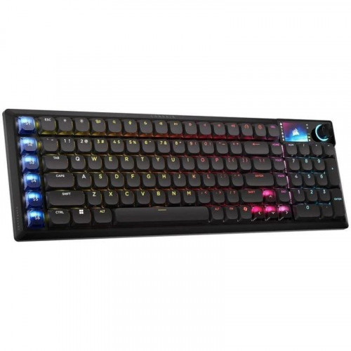 Teclado Corsair Vanguard Air 99 inalámbrico óptico perfil bajo con LCD y RGB