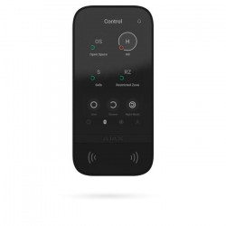Teclado inalámbrico Keypad TouchScreen Negro Ajax