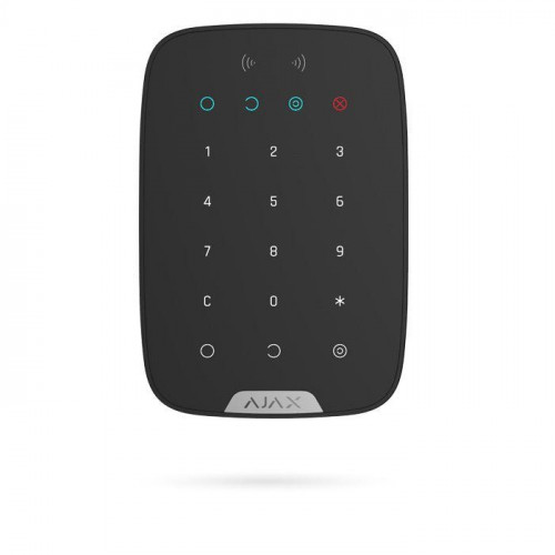Teclado inalámbrico para sistema de alarma Ajax Keypad Negro (Con Lector RFID)