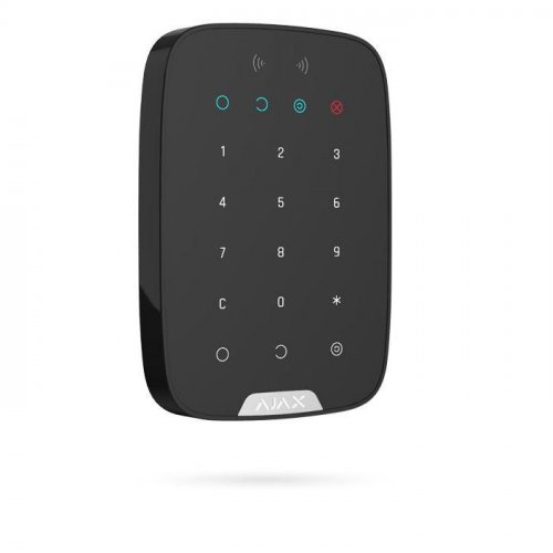 Teclado inalámbrico para sistema de alarma Ajax Keypad Negro (Con Lector RFID)