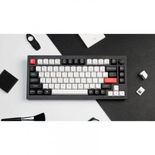 Teclado Keychron Q1 HE Hall Effect Magnético 75% RGB inalámbrico con switches magnéticos y knob