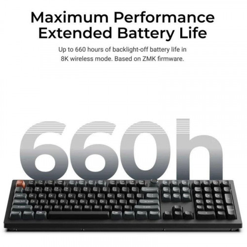 Teclado Keychron V6 Ultra 8K mecánico inalámbrico RGB con switches hot-swappable