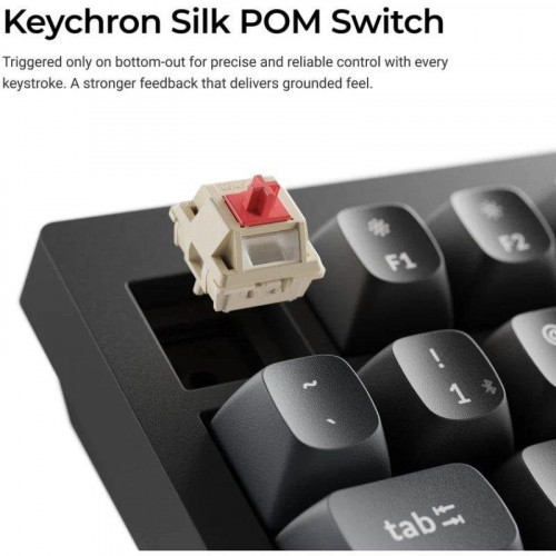 Teclado Keychron V6 Ultra 8K mecánico inalámbrico RGB con switches hot-swappable
