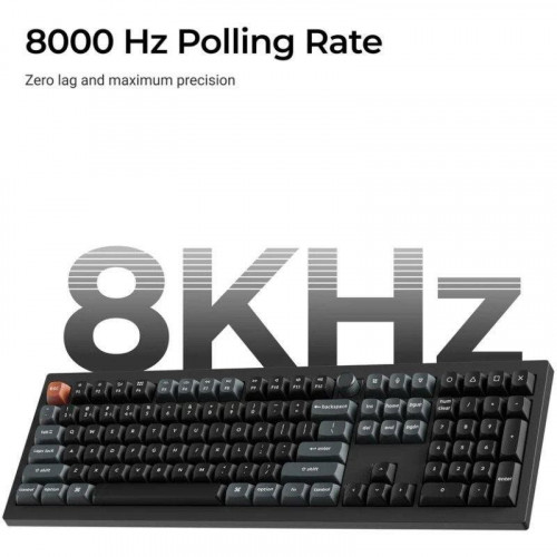 Teclado Keychron V6 Ultra 8K mecánico inalámbrico RGB con switches hot-swappable
