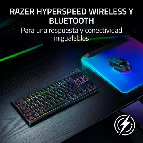 Teclado mecánico Razer BlackWidow V4 Low Profile Tenkeyless Layout ES inalámbrico