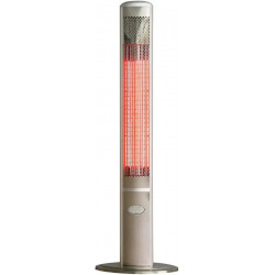 TECNA Calentador eléctrico exterior de acero inoxidable Módena 1800w