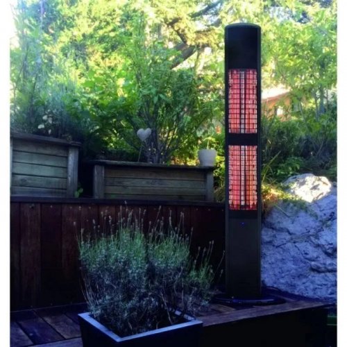TECNA Calentador eléctrico exterior de acero inoxidable Módena 1800w