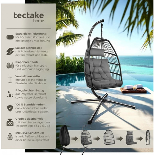 TecTake Silla colgante Ariane
